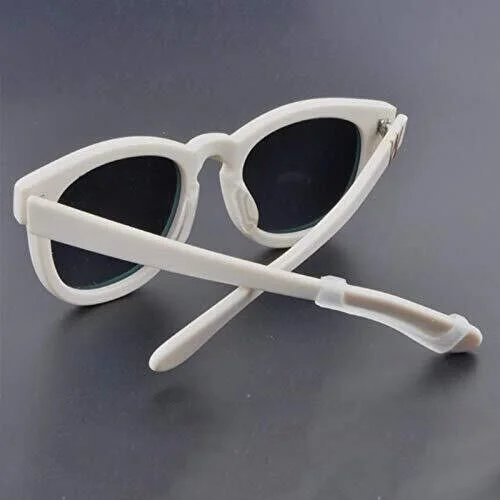 HOT!!! 2 PAIRS EAR COVERS FOR PLASTIC GLASSES SUNGLASSES TEMPLE FRAME TIPS CLEAR 2