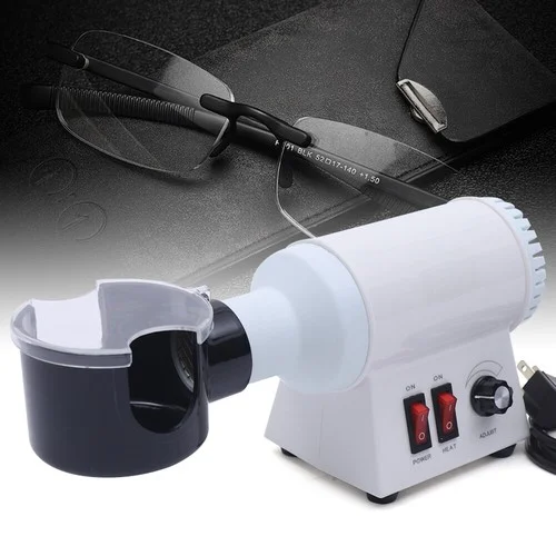 Hot Air Optical Eyeglasses Frame Warmer Frame Heater Temperature Adjustable 110V 4