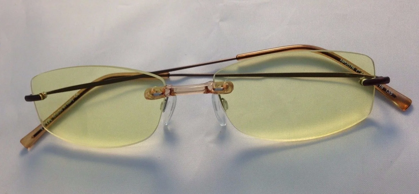 Hoya Eyeglasses 48-18-135m Italy Rimless