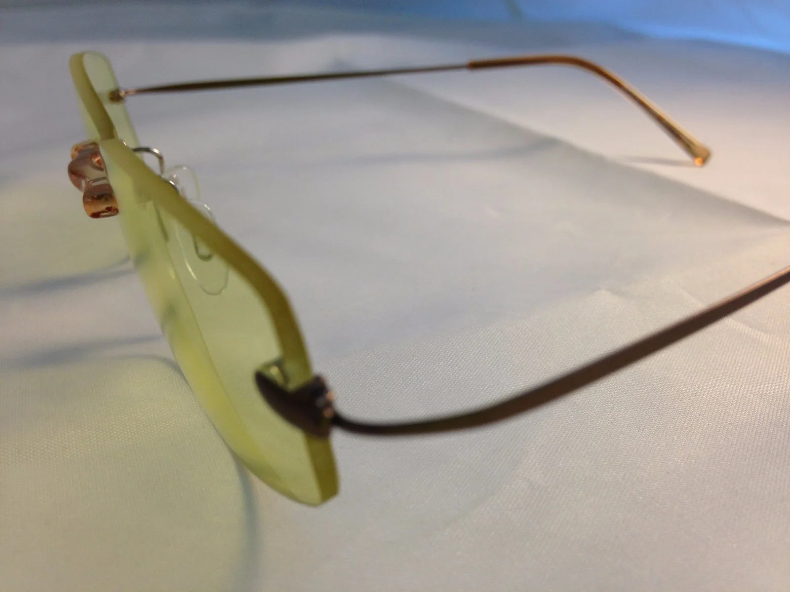 Hoya Eyeglasses 48-18-135m Italy Rimless 4