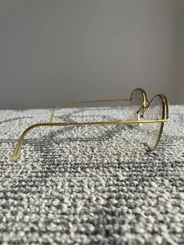Hoya Eyeglasses Eye Glasses Frames 1/15 14KGF 55-19 Japan 2