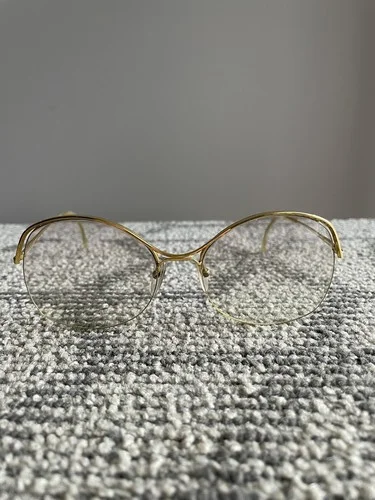 Hoya Eyeglasses Eye Glasses Frames 1/15 14KGF 55-19 Japan 3
