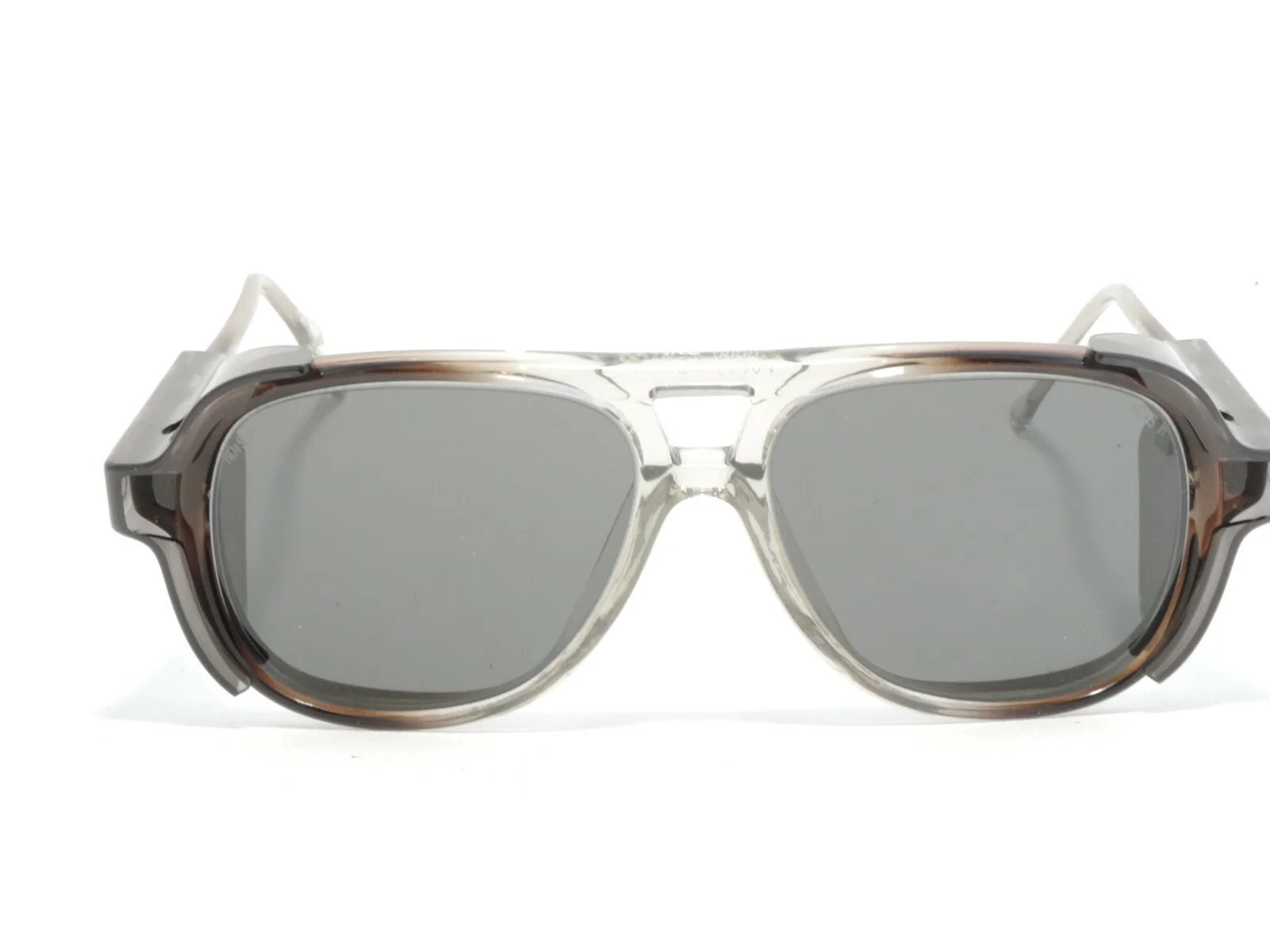 HOYA PENTAX F6000 SAFETY EYEGLASS FRAME Z87-2+ GRAY FADE 55-15-145