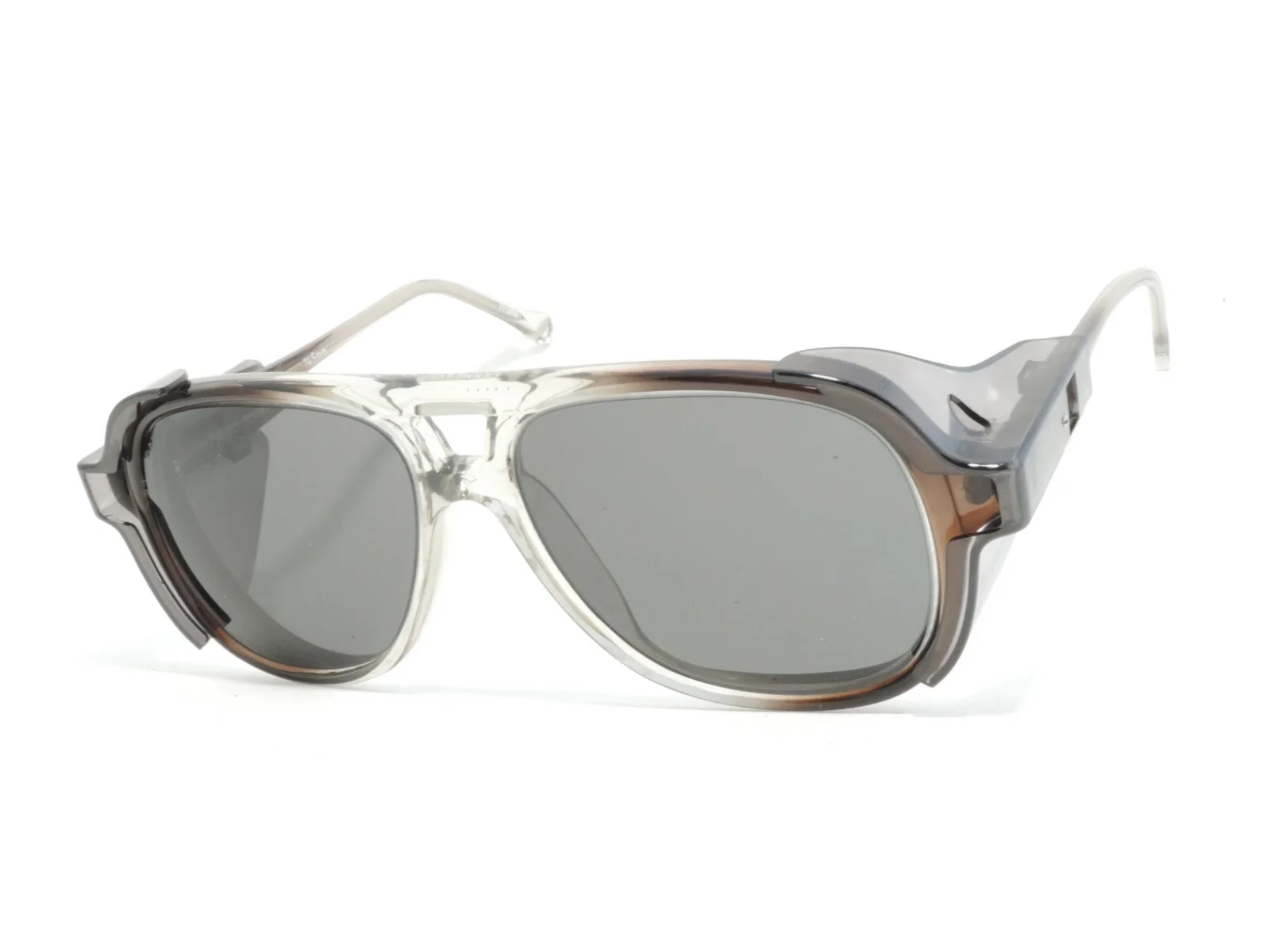 HOYA PENTAX F6000 SAFETY EYEGLASS FRAME Z87-2+ GRAY FADE 55-15-145 2