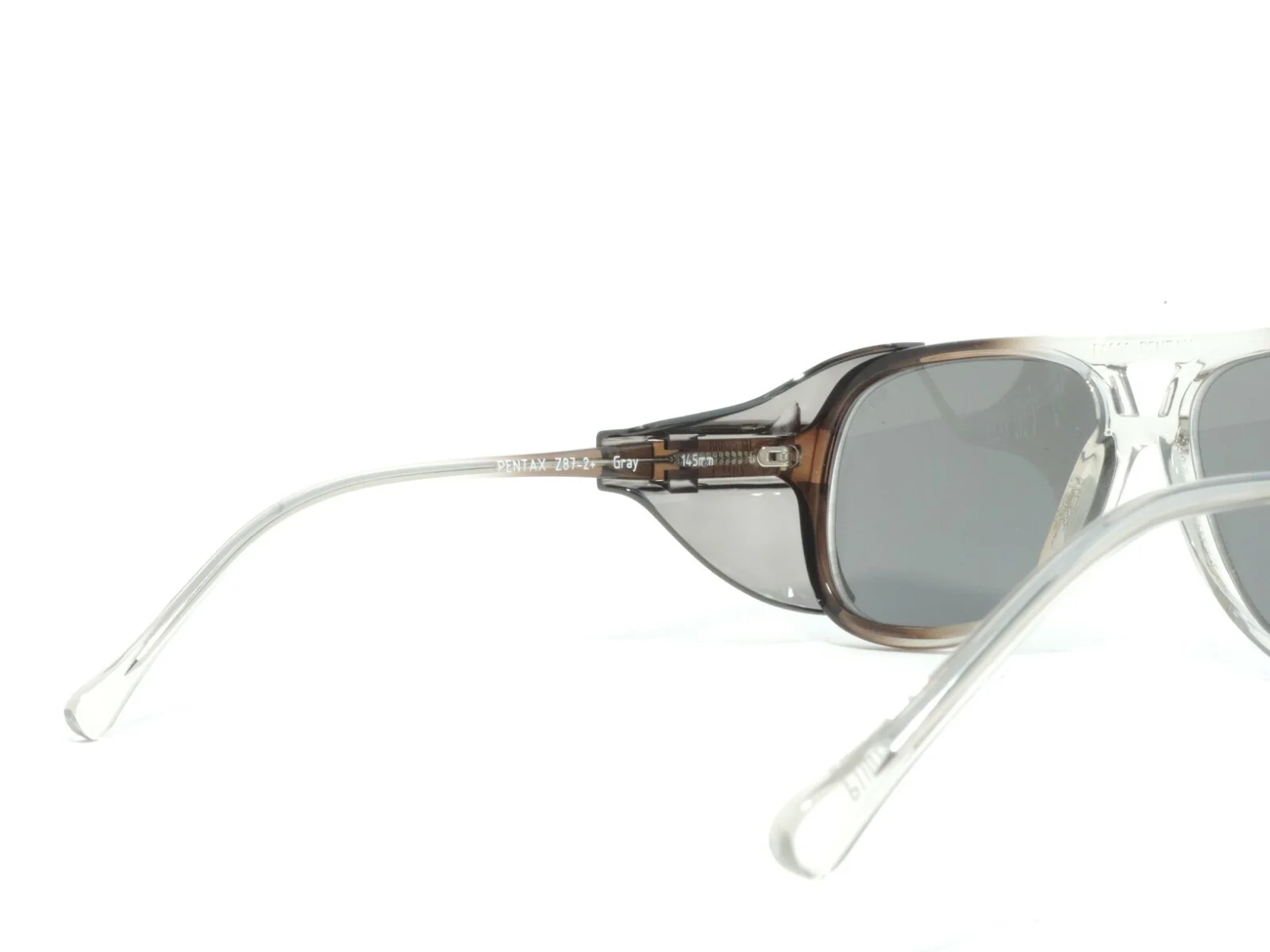 HOYA PENTAX F6000 SAFETY EYEGLASS FRAME Z87-2+ GRAY FADE 55-15-145 4