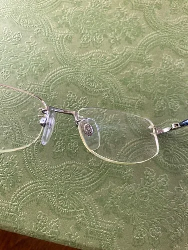 Hoya PF030T titanium Rimless Eyeglasses Frames 140- Made in Japan 4