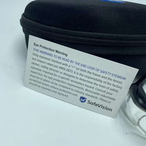 Hoya Safevision Poly Clear Protect Safety Glasses PTX Z87-2+ 21HO+ 2