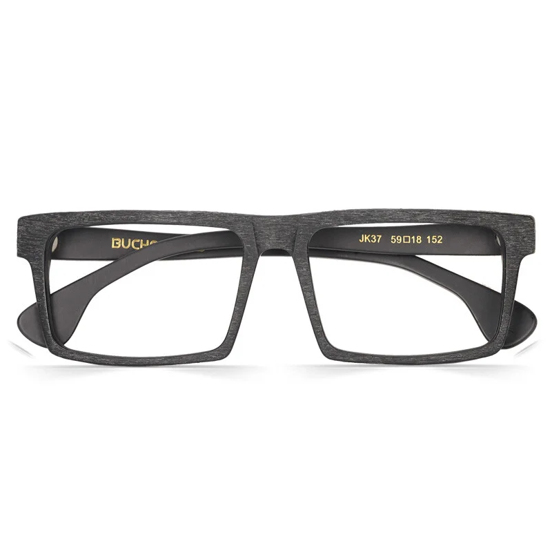 Huge Wide Glasses for Big Face Head Men Oversize Rectangular Acetate Frame Black