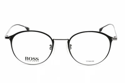 HUGO BOSS BOSS 1068F O6W Eyeglasses Matt Black Ruthenium Frame 49mm 4