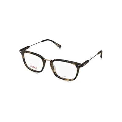 Hugo Boss Eyeglasses for Men or Women 0327 0HLA Grey Havana Rectangle 50 20 140 1