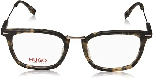Hugo Boss Eyeglasses for Men or Women 0327 0HLA Grey Havana Rectangle 50 20 140 3
