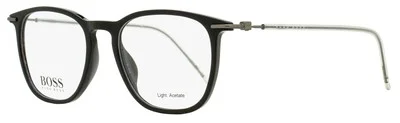 Hugo Boss Pantos Eyeglasses B1313 807 Black/Gunmetal 50mm
