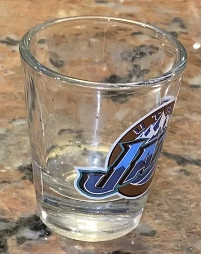 Hunter Brand Utah Jazz shot glass 2