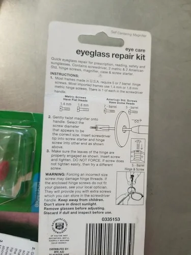 I Care Eyeglass Repair Kit Portable set2 3