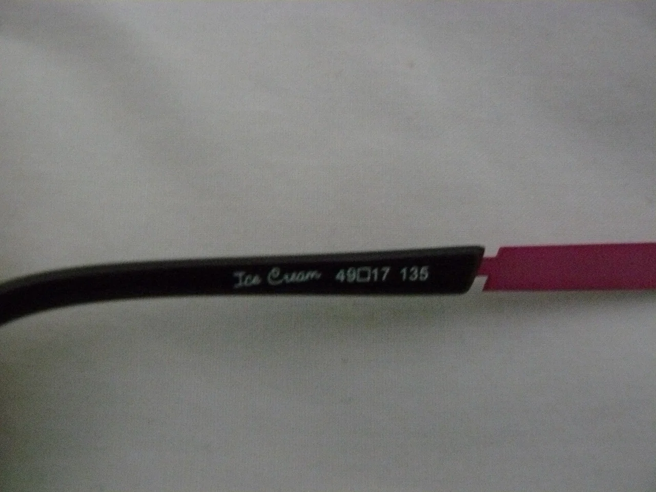 ICE CREAM EYEGLASS FRAMES HOT PINK METAL 3
