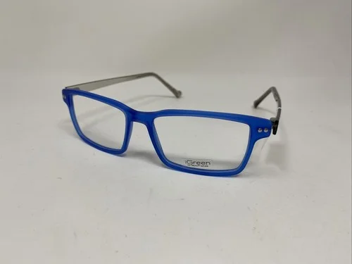 iGreen EYEGLASS FRAME THEMA V4.03 Cm44 BLUE GRAY TRANSLUCENT 56/16/143 0260