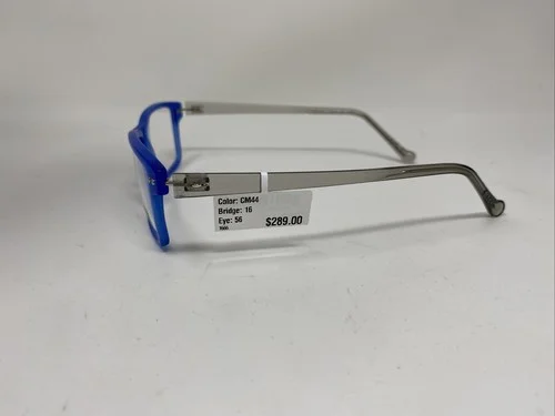 iGreen EYEGLASS FRAME THEMA V4.03 Cm44 BLUE GRAY TRANSLUCENT 56/16/143 0260 2