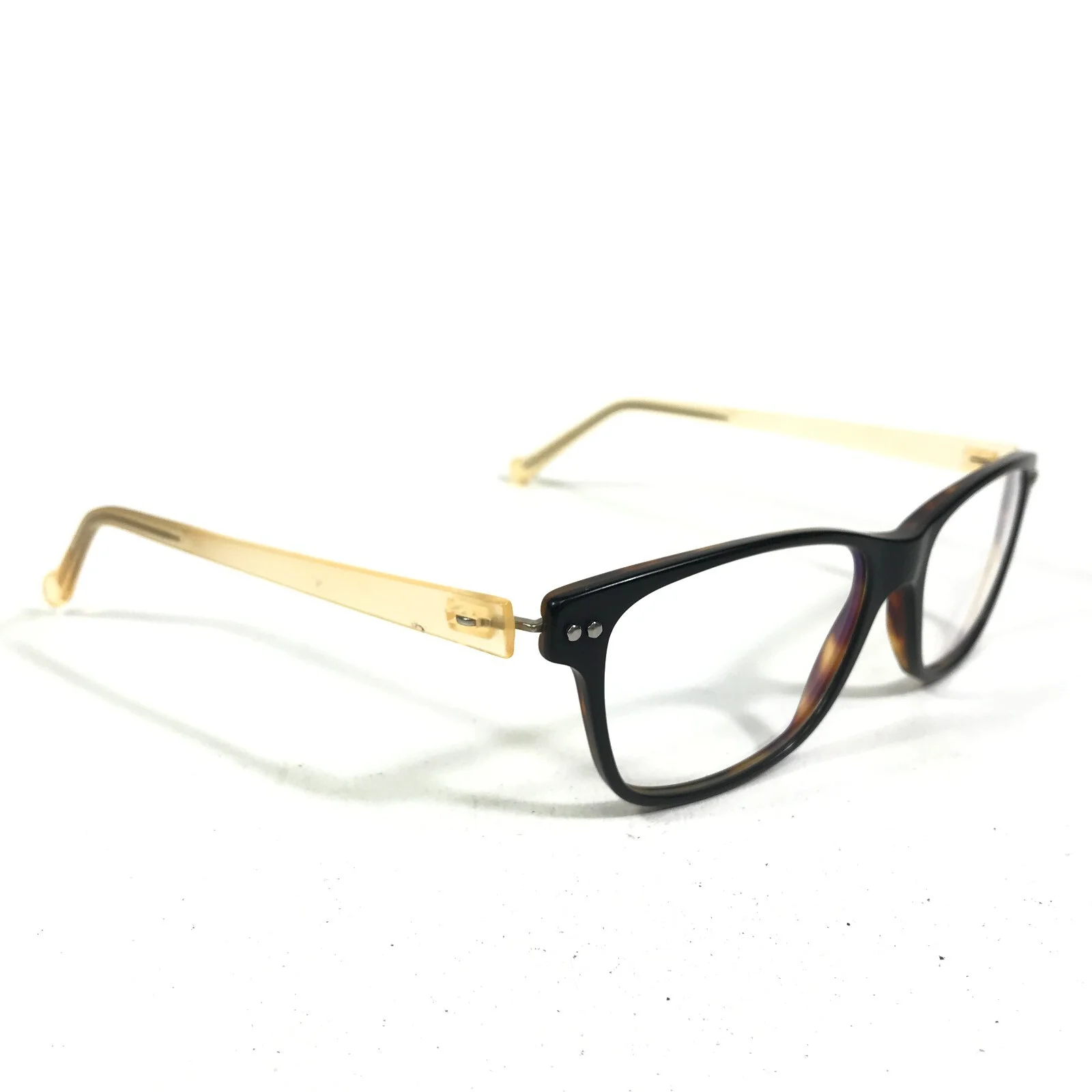 iGreen Eyeglasses Frames 0418 Brown Orange Square Full Rim 48-21-130 2