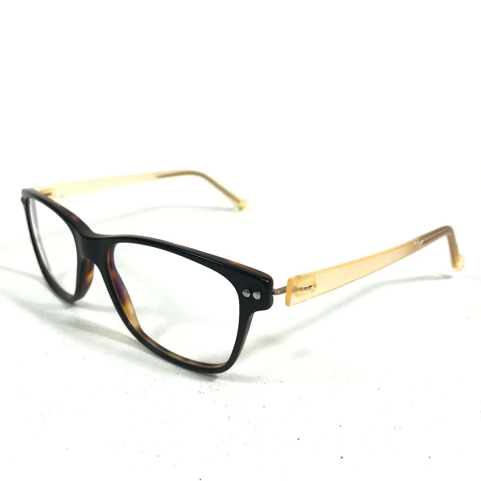 iGreen Eyeglasses Frames 0418 Brown Orange Square Full Rim 48-21-130 4