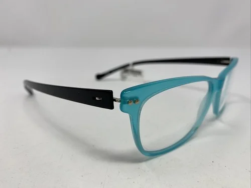 iGreen Italy V4.27 C.05 53-15-143 Cyan Full Rim Plastic Eyeglasses Frame WK99 3