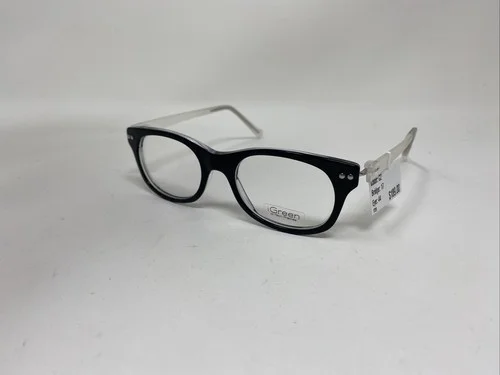 iGreen thema V-4.57 44/17/130 c02 BLACK CRYSTAL CLEAR KIDS EYEGLASSES 0325 3