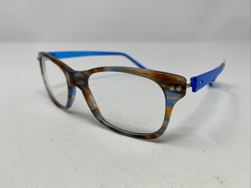 iGreen USA V4.71 C.097 48-16-130 Marble Full Rim Plastic Eyeglasses Frame UL36 2