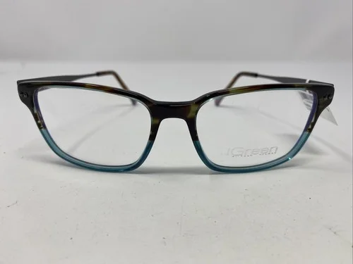 iGreen USA V4.82 C.715 54-17-143 Brown/Blue Full Rim Eyeglasses Frame BU93
