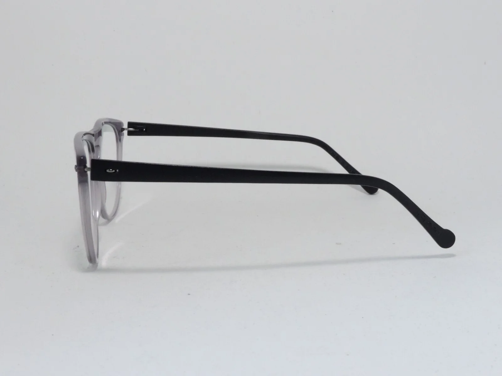 iGREEN V4.73 LIGHTWEIGHT ACETATE EYEGLASS FRAMES TRANSPARENT GREY 53-18-143 NEW 3