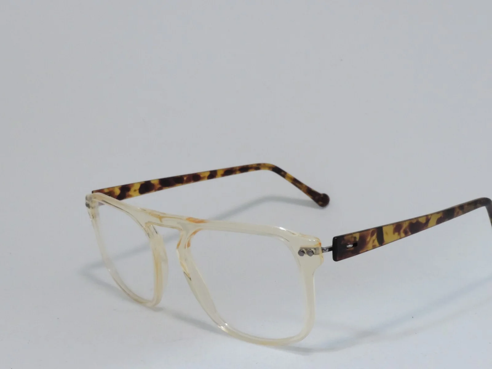 iGREEN V4.74 LIGHTWEIGHT ACETATE EYEGLASS FRAMES BEIGE TORTOISE 52-20-143 NEW 2