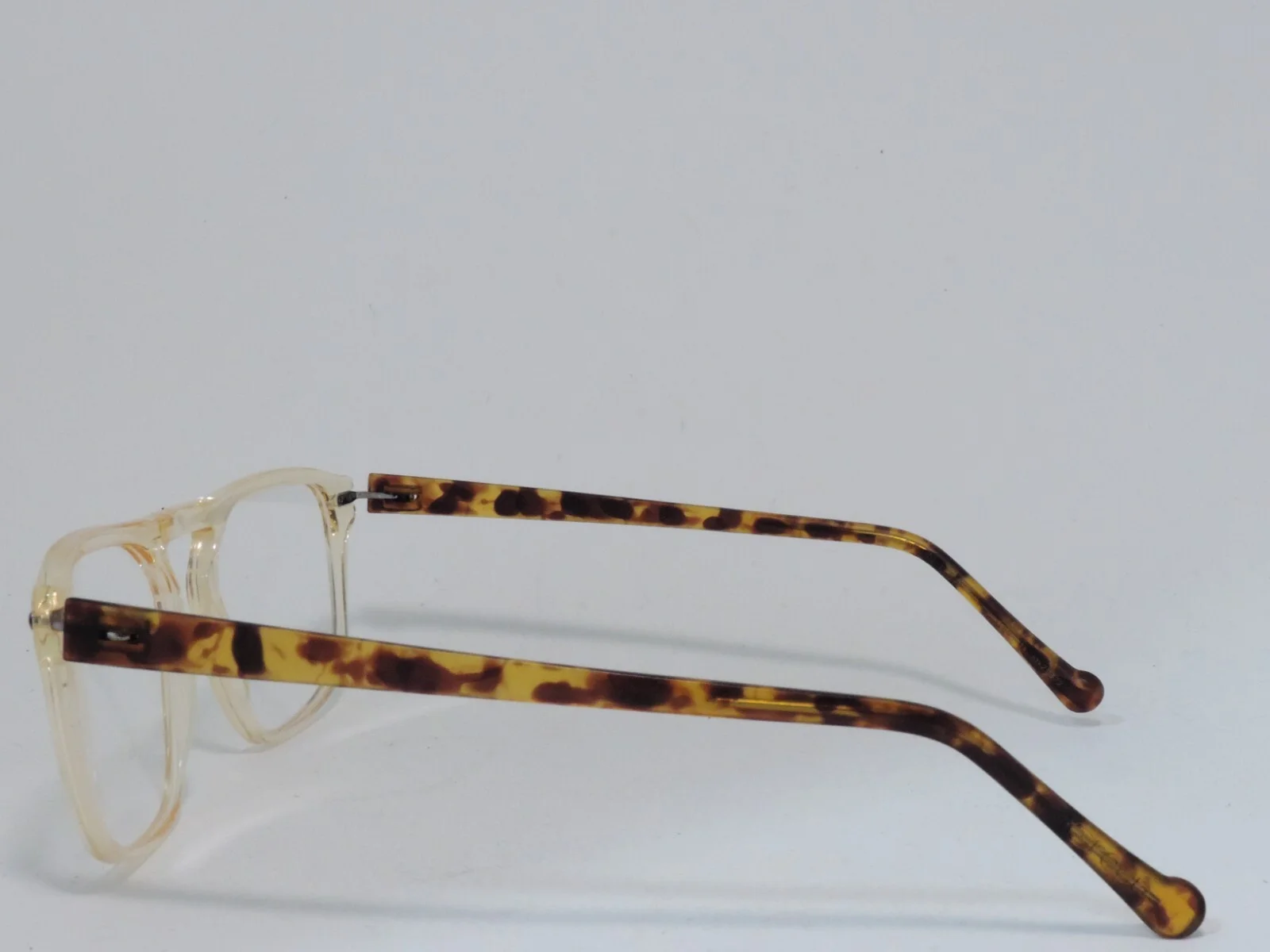 iGREEN V4.74 LIGHTWEIGHT ACETATE EYEGLASS FRAMES BEIGE TORTOISE 52-20-143 NEW 3