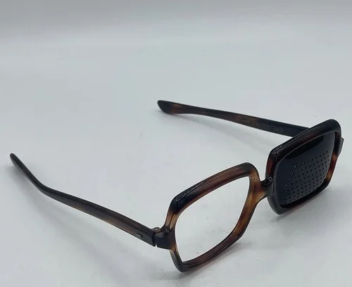 Imperial France Square Frame Eyeglasses Tortoise Woman’s France 4012 50-15 VTG