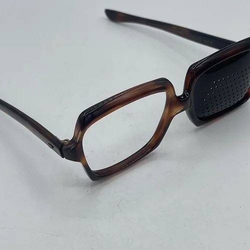 Imperial France Square Frame Eyeglasses Tortoise Woman’s France 4012 50-15 VTG 2