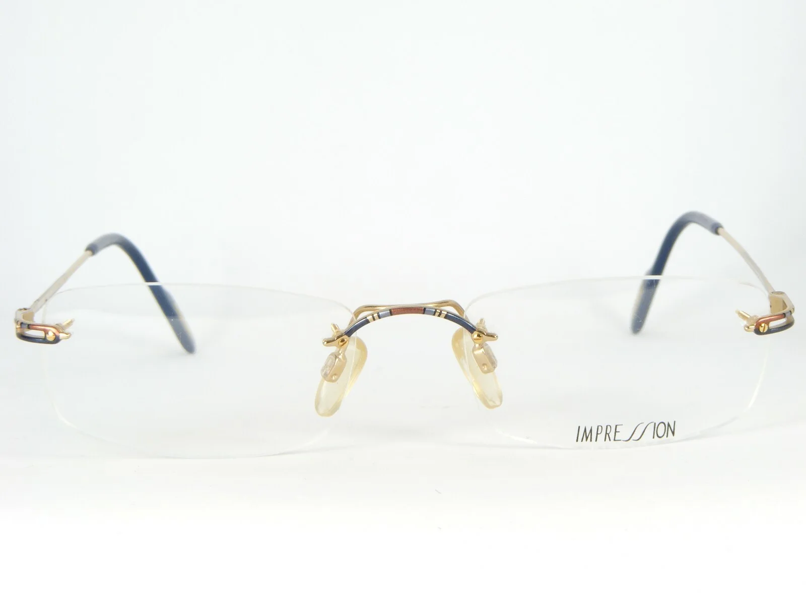 IMPRESSION 20702 MULTICOLOR EYEGLASSES GLASSES RIMLESS 51-17-135mm 2