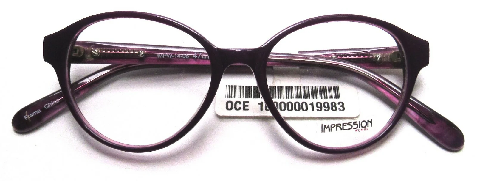 IMPRESSION IMPW-14-06 Eyeglass/Glasses Frames 47-15-135 Purple >NEW< 2