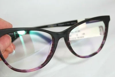Impression Matte Purple Havana Cats Eye Eyeglass Frames 53/16/137 NEW 2