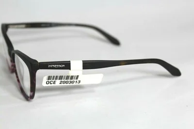 Impression Matte Purple Havana Cats Eye Eyeglass Frames 53/16/137 NEW 3