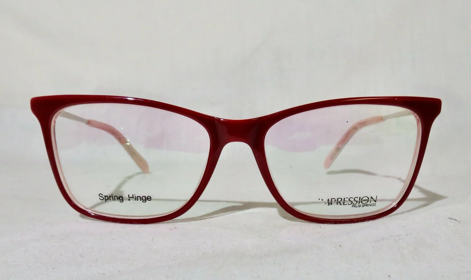 Impression Palm Springs IMPW-18-07 NEW eyeglass frame 52-16-140 Red/Gld eyewear 3