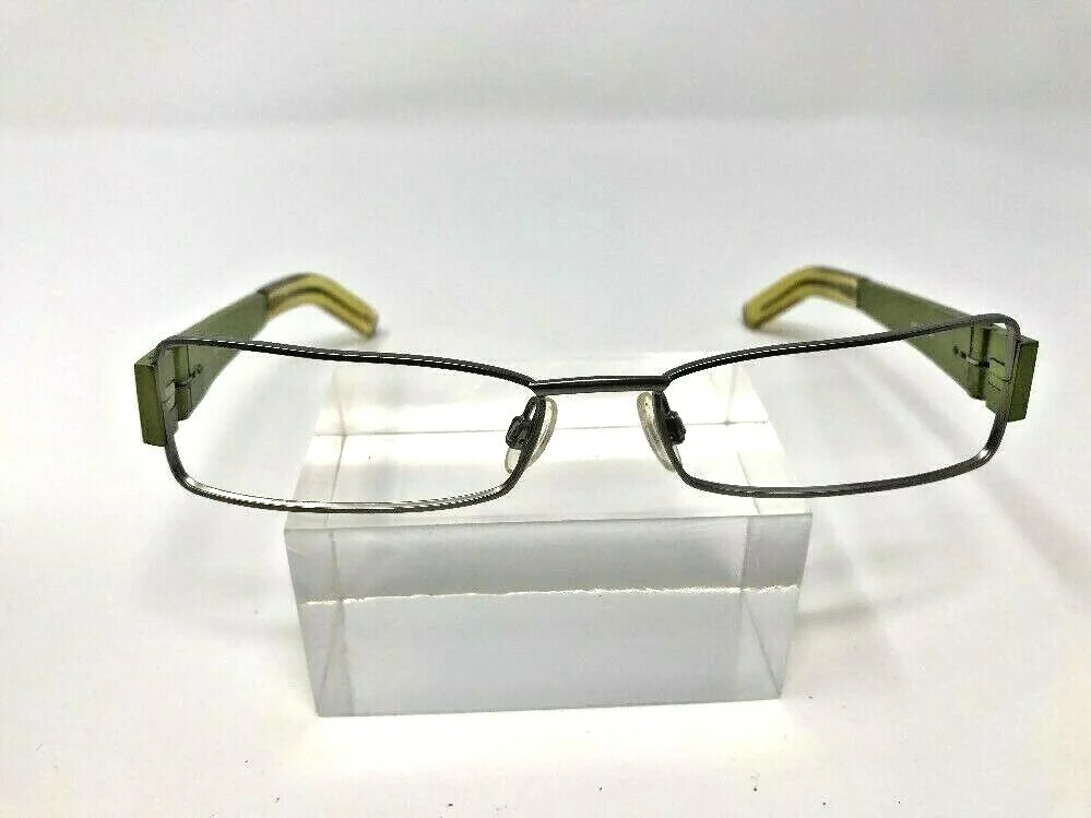 Inface Danish Design 368 Eyeglasses 54-16 Green Silver Flex Hinge TG28
