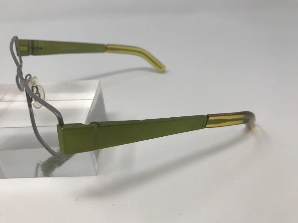 Inface Danish Design 368 Eyeglasses 54-16 Green Silver Flex Hinge TG28 4