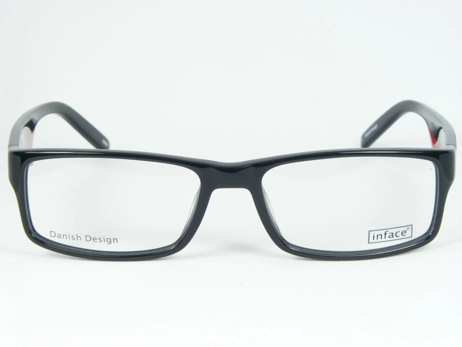 Inface Danish Design if9207-885 BLACK /RED EYEGLASSES GLASSES FRAME 52-16-130mm 2