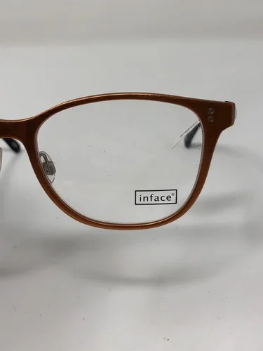 INFACE IF 8398-499 Eyeglasses Frame Danish Design 53-16-140 Orange/Black FC30 4