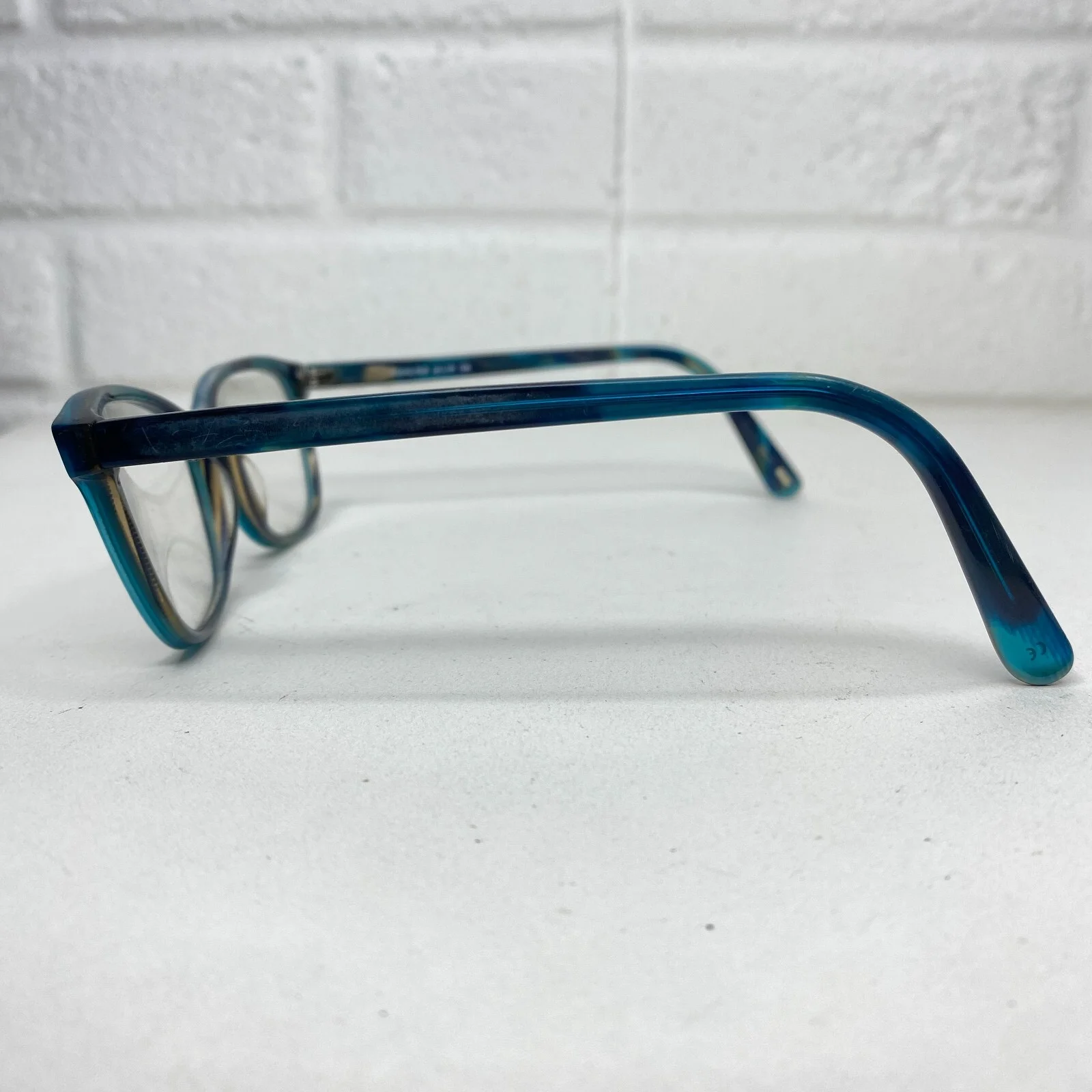 InFace IF 9265-858 Eyeglasses Frames Danish Design Black Teal 52-16-135 17228 2