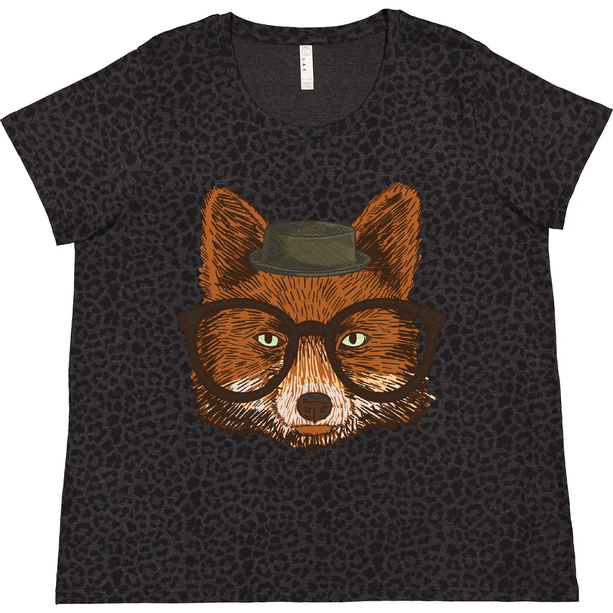 Inktastic Hipster Fox Women 3