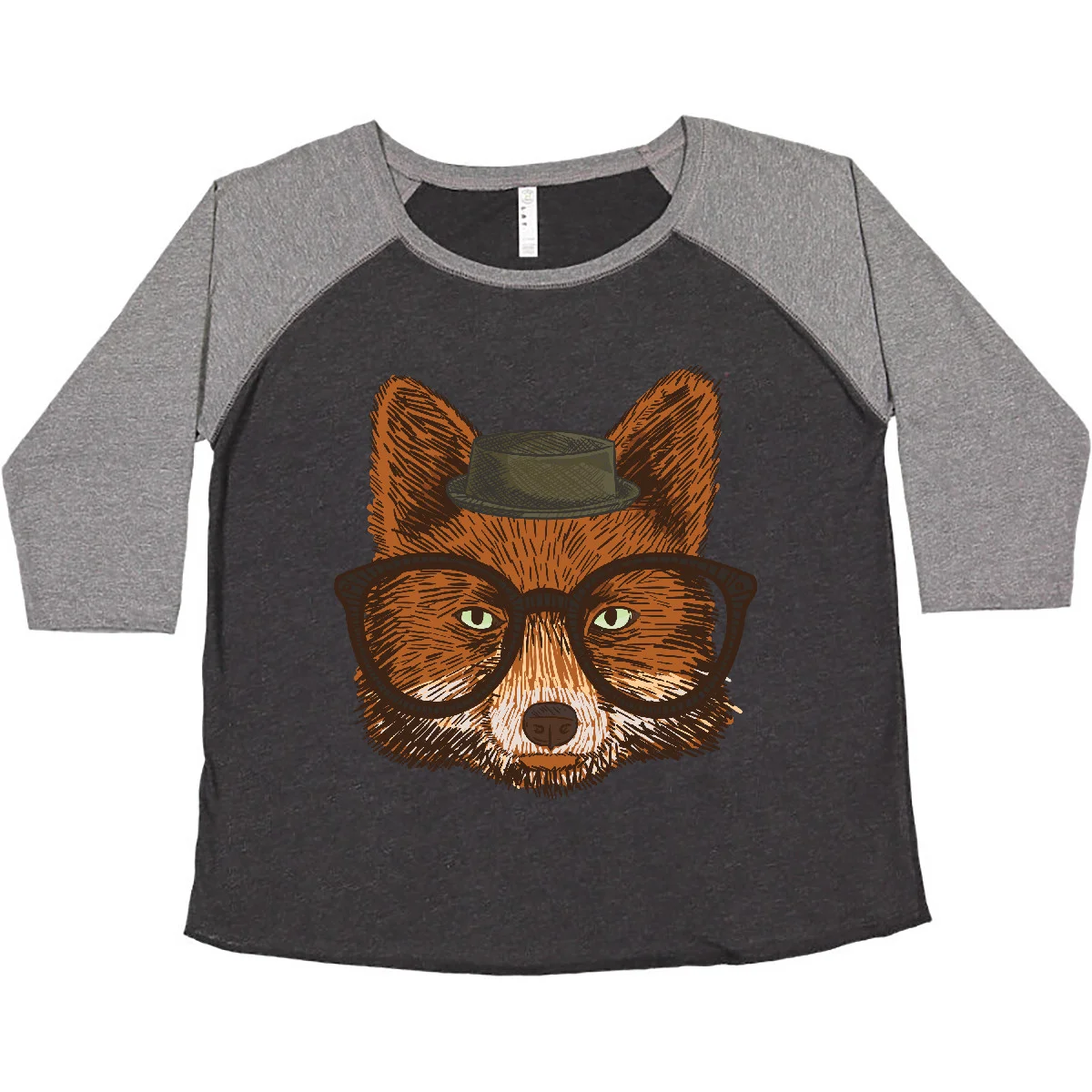Inktastic Hipster Fox Women 4