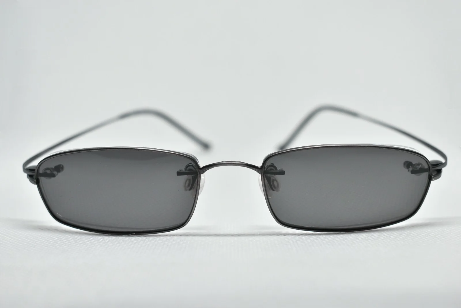 Innovative IMF RA101 Magnetic Force Eyeglasses Rimless with Sunglass Clip NEW 2