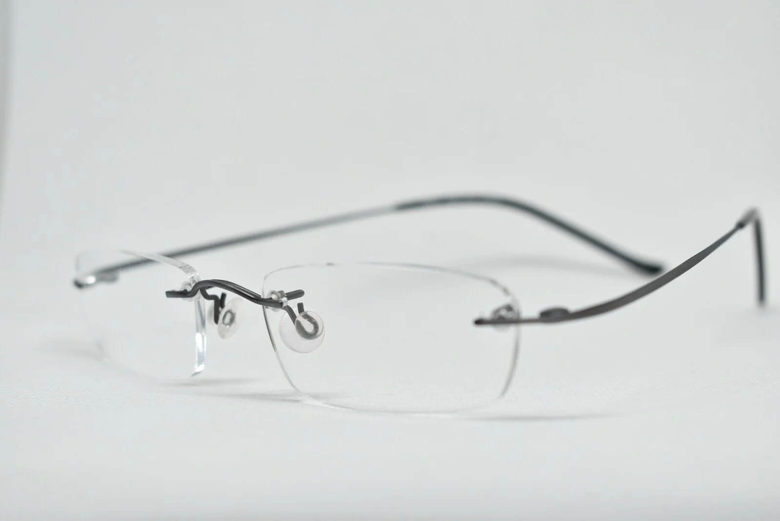 Innovative IMF RA101 Magnetic Force Eyeglasses Rimless with Sunglass Clip NEW 3