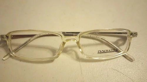 Innovative M/F Eyeglasses Frames IMF 471 Crystal Clear Rectangular 51-15-140