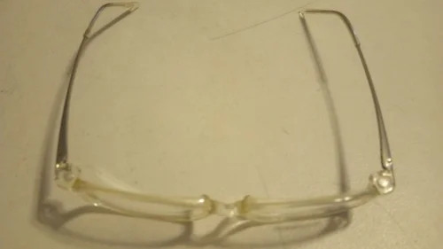 Innovative M/F Eyeglasses Frames IMF 471 Crystal Clear Rectangular 51-15-140 2