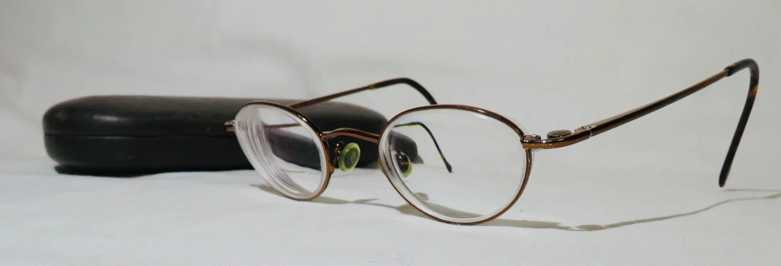 Innovative M/F Technology IMF311 eyewear eyeglass frame, Brown metal