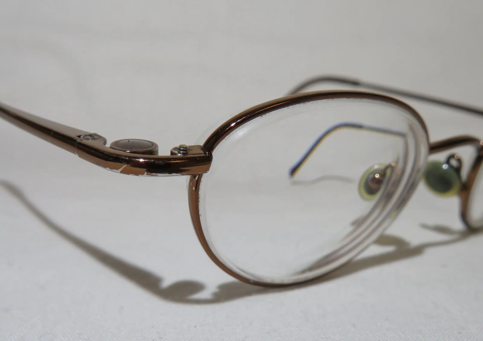 Innovative M/F Technology IMF311 eyewear eyeglass frame, Brown metal 3